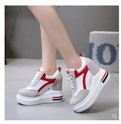 2019 new autumn thick-soled women's shoes with a height of 12cm and high lace-up sneakers are casual shoes
2019 new autumn thick-soled women's shoes with a height of 12cm and high lace-up sneakers are casual shoes
