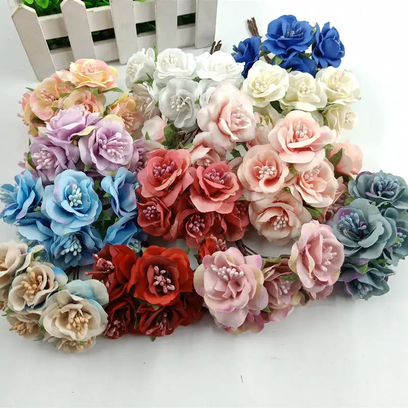 6PCS of 4 cm miniature artificial flowers decorated with daisies for the wedding diy handmade decorations
6PCS of 4 cm miniature artificial flowers decorated with daisies for the wedding diy handmade decorations