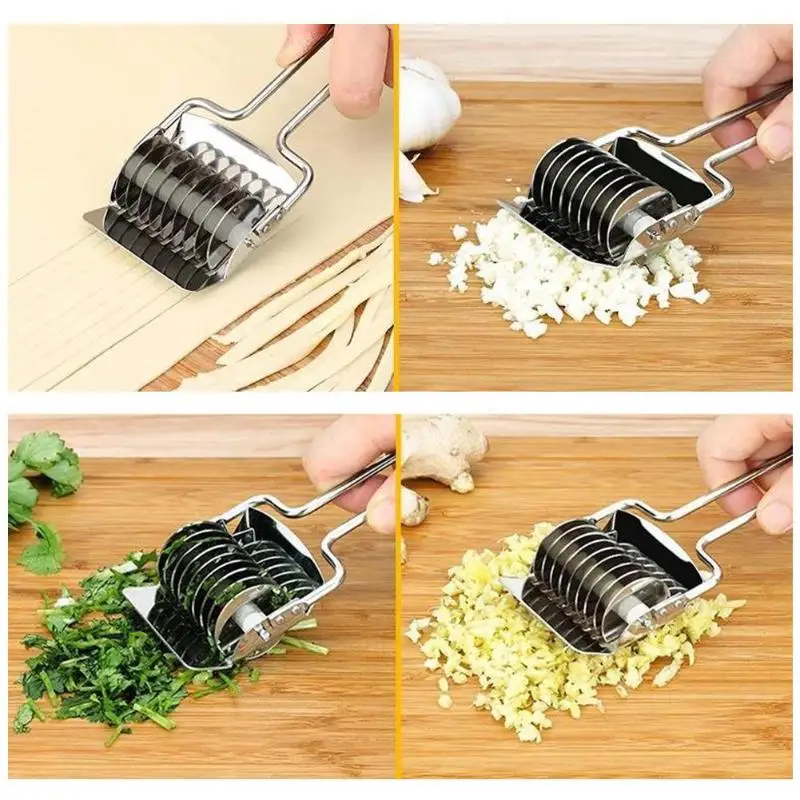 Kitchen Tool Multi-function Stainless Steel DIY Roller Cutter Shredder Spice Slicer Manual Noodles Making Machine Kitchen Gadget
Kitchen Tool Multi-function Stainless Steel DIY Roller Cutter Shredder Spice Slicer Manual Noodles Making Machine Kitchen Gadget