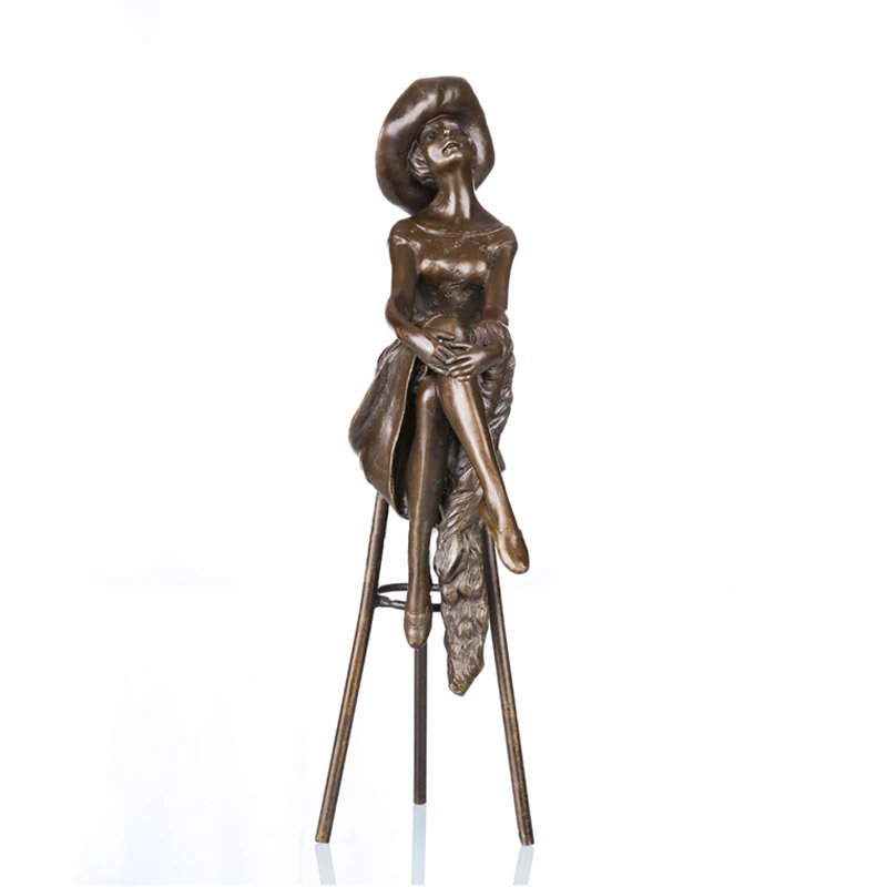 ATLIE Modern Bar Maid Bronze Statue and Sculpture Metal Art Female Copper Figurine for Nightclub Decoration
ATLIE Modern Bar Maid Bronze Statue and Sculpture Metal Art Female Copper Figurine for Nightclub Decoration