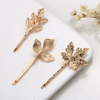 1Pcs Fashion Metal Leaf Shape Hair Clip Women Bride Hairpins Barrettes Hair Styling Tool Hair Accessories
1Pcs Fashion Metal Leaf Shape Hair Clip Women Bride Hairpins Barrettes Hair Styling Tool Hair Accessories