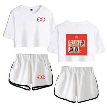 Print EXID Women's T-Shirt + Shorts Two-Piece Fashion New Summer Trend T-Shirt Sexy Black Casual EXID Brand Women's Sportswear
Print EXID Women's T-Shirt + Shorts Two-Piece Fashion New Summer Trend T-Shirt Sexy Black Casual EXID Brand Women's Sportswear