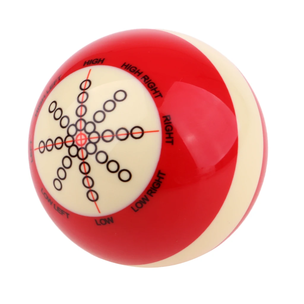 57mm Resin Billiard Practice Pool Training Cue Ball Snooker Ball with Hitting Dots Lines for Training Wear Resistant
57mm Resin Billiard Practice Pool Training Cue Ball Snooker Ball with Hitting Dots Lines for Training Wear Resistant