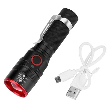 XML-T6 USB Charging Flashlight LED Pocket Small Waterproof Rechargeable 3 Mode Torch Outdoor Strobe Zoomable Waterproof Portable
XML-T6 USB Charging Flashlight LED Pocket Small Waterproof Rechargeable 3 Mode Torch Outdoor Strobe Zoomable Waterproof Portable