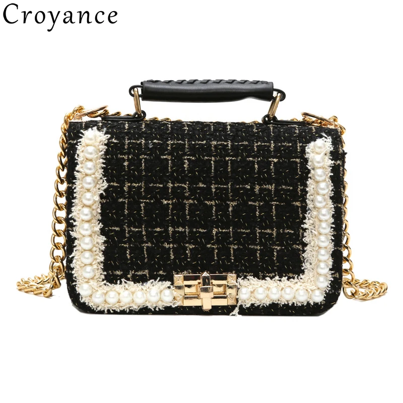 Croyance Crossbody Bags For Women Winter Luxury Handbags Designer Small Women Imitation Pearl Messenger Bags Wool bolsa feminina
Croyance Crossbody Bags For Women Winter Luxury Handbags Designer Small Women Imitation Pearl Messenger Bags Wool bolsa feminina