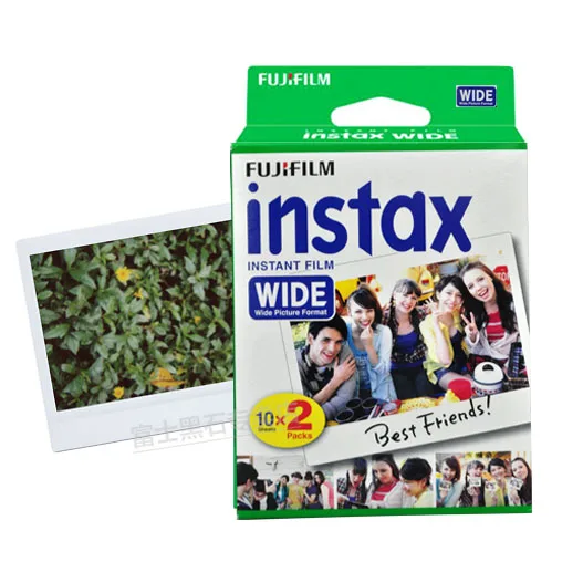 Новая пленка Fujifilm Instax Wide две упаковки с простой кромкой (20 фотографий) для