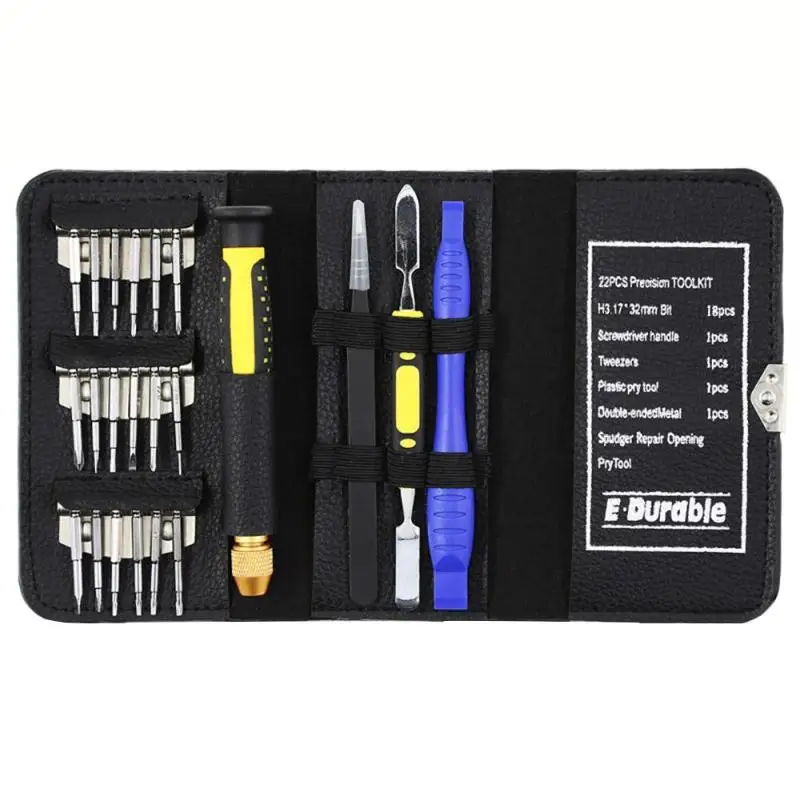 22pcs/set Multi-functional Combination Precision Screwdriver Kit Repair Tool Set with Bag for Mobile Phone Camera New
22pcs/set Multi-functional Combination Precision Screwdriver Kit Repair Tool Set with Bag for Mobile Phone Camera New