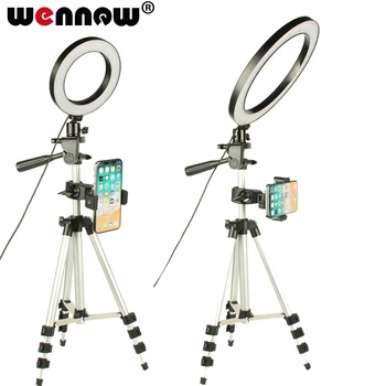 Dimmable LED Studio Camera Ring Light Photo Mobile Phone Video Annular Lamp Tripod Selfie Stick For Xiaomi iphone Canon Nikon
Dimmable LED Studio Camera Ring Light Photo Mobile Phone Video Annular Lamp Tripod Selfie Stick For Xiaomi iphone Canon Nikon