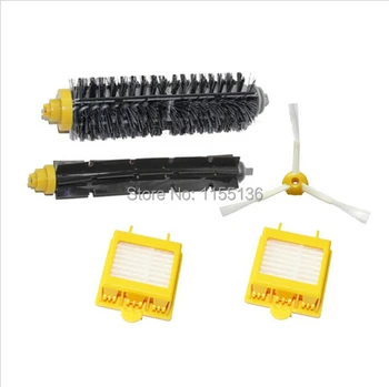 2 Hepa Filter + 1 set hair Brush kit + 1 side brush for iRobot Roomba 700 Series 770 780 790 vacuum cleaner accessories Parts
2 Hepa Filter + 1 set hair Brush kit + 1 side brush for iRobot Roomba 700 Series 770 780 790 vacuum cleaner accessories Parts