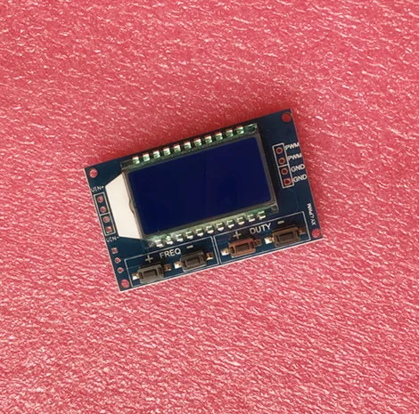 New PWM Pulse Frequency Duty Cycle Adjustable Module LCD Display 1Hz-150Khz 3.3V-30V PWM Board Module
New PWM Pulse Frequency Duty Cycle Adjustable Module LCD Display 1Hz-150Khz 3.3V-30V PWM Board Module
