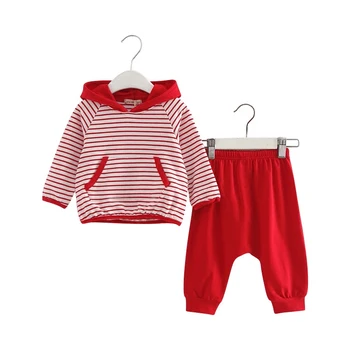 Baby Clothing Sets Autumn Sports Striped Hooded Tops+Pants Newbron Girls 2PCS Set Baby Girls Clothes 0-3Y red black
Baby Clothing Sets Autumn Sports Striped Hooded Tops+Pants Newbron Girls 2PCS Set Baby Girls Clothes 0-3Y red black