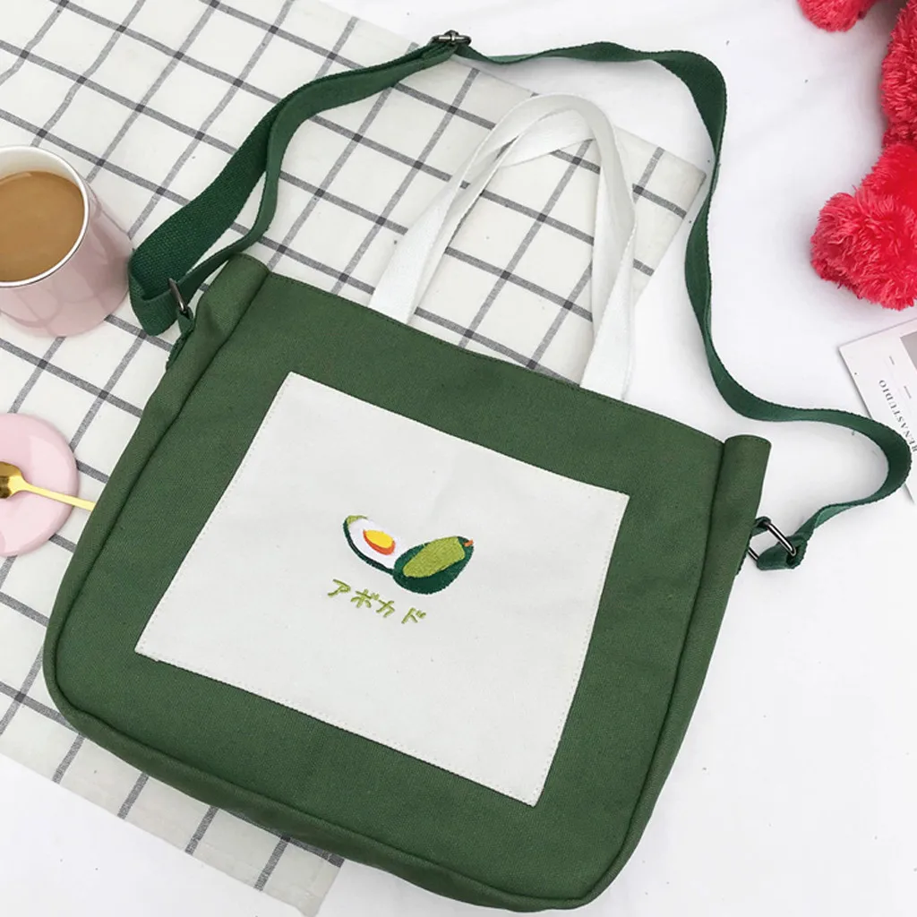 Women Canvas Embroidery Fruit Messenger Bag Travel Student School Crossbody Bag Bolsa Feminina Sac A Main woman gift 2019
Women Canvas Embroidery Fruit Messenger Bag Travel Student School Crossbody Bag Bolsa Feminina Sac A Main woman gift 2019