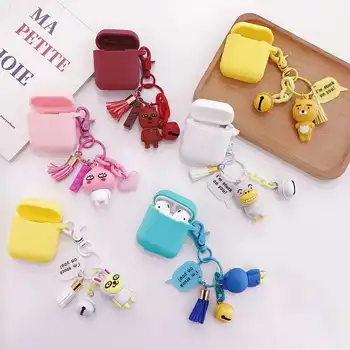 Korea Pendant Cartoon RYAN Bear Fart peach Earphone Headset Accessories PC Hard case For Airpods Wireless Bluetooth Headset bags
Korea Pendant Cartoon RYAN Bear Fart peach Earphone Headset Accessories PC Hard case For Airpods Wireless Bluetooth Headset bags