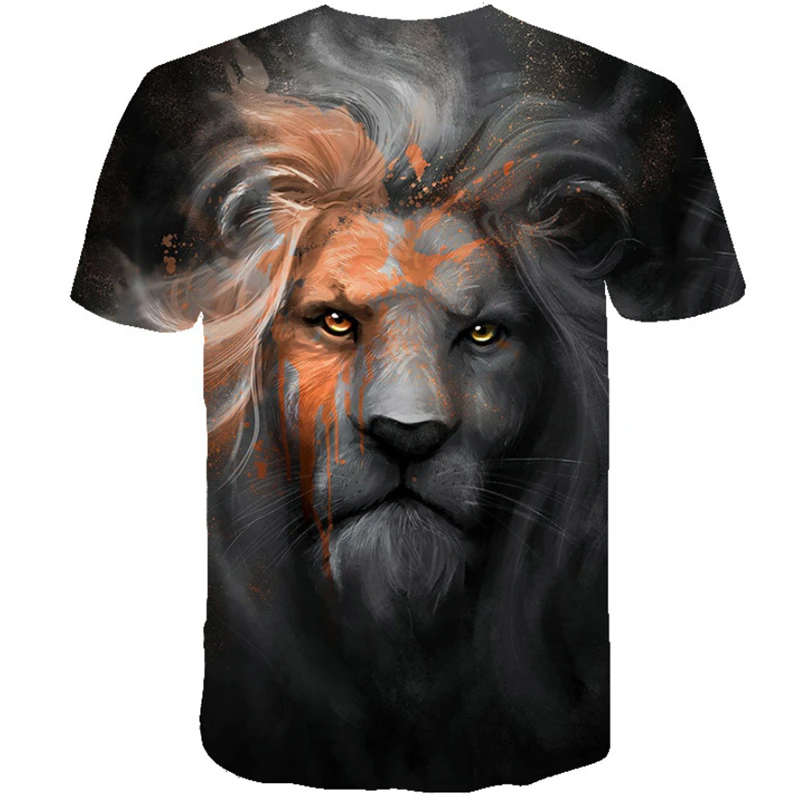 2019 Gray Lion King Men's Animal T-Shirt Sexy Slim 3D Print T-Shirt Hip-Hart T-Shirt Cool Men's Clothing New Summer Top
2019 Gray Lion King Men's Animal T-Shirt Sexy Slim 3D Print T-Shirt Hip-Hart T-Shirt Cool Men's Clothing New Summer Top