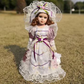 Free ship 41CM European Style Victoria Style Russia Ceramic Classical Doll Noble Porcelain Doll High Quality Toy Gift For Girl
Free ship 41CM European Style Victoria Style Russia Ceramic Classical Doll Noble Porcelain Doll High Quality Toy Gift For Girl