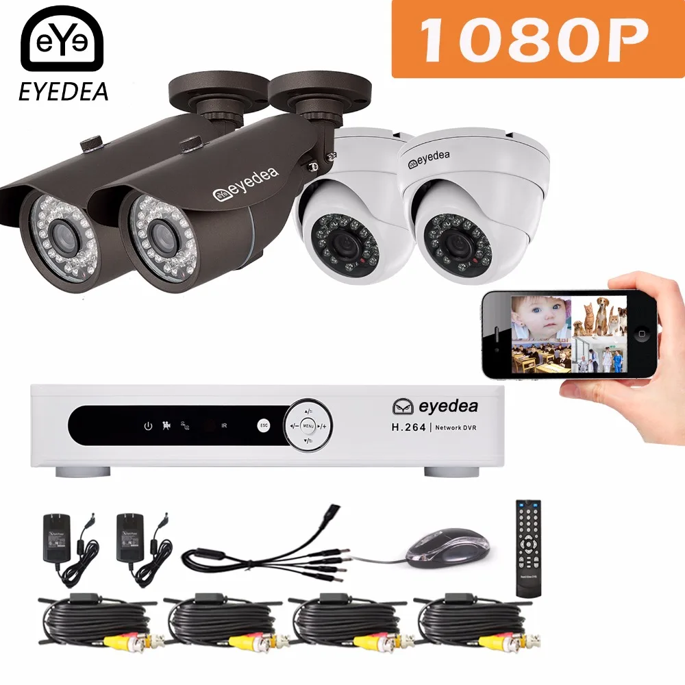 Mother's Day Gift Eyedea DVR 8 CH Phone Monitor Email Alarm 1080P Bullet Dome Outdoor LED Surveillance CCTV Security Camera Kit
Mother's Day Gift Eyedea DVR 8 CH Phone Monitor Email Alarm 1080P Bullet Dome Outdoor LED Surveillance CCTV Security Camera Kit