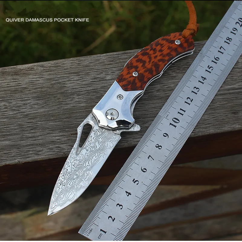 VG10 High hardness Damascus knife tacitial pocket folding blade knife outdoor camping survival professional pocket knives
VG10 High hardness Damascus knife tacitial pocket folding blade knife outdoor camping survival professional pocket knives