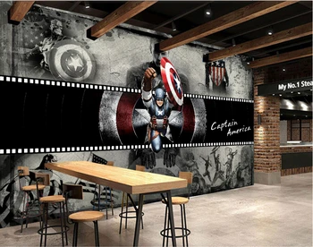 Custom papel de parede infantil,Captain America Retro Style,3D cartoon murals for children's room nursery background wallpaper
Custom papel de parede infantil,Captain America Retro Style,3D cartoon murals for children's room nursery background wallpaper
