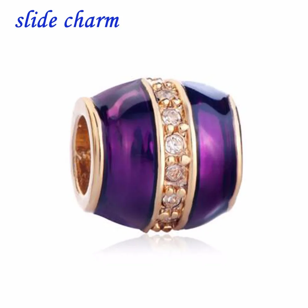 slide charm wholesale Free shipping Purple Clear White Crystal Golden Bead Designer Charm Bracelets Gift fit Pandora bracelet
slide charm wholesale Free shipping Purple Clear White Crystal Golden Bead Designer Charm Bracelets Gift fit Pandora bracelet