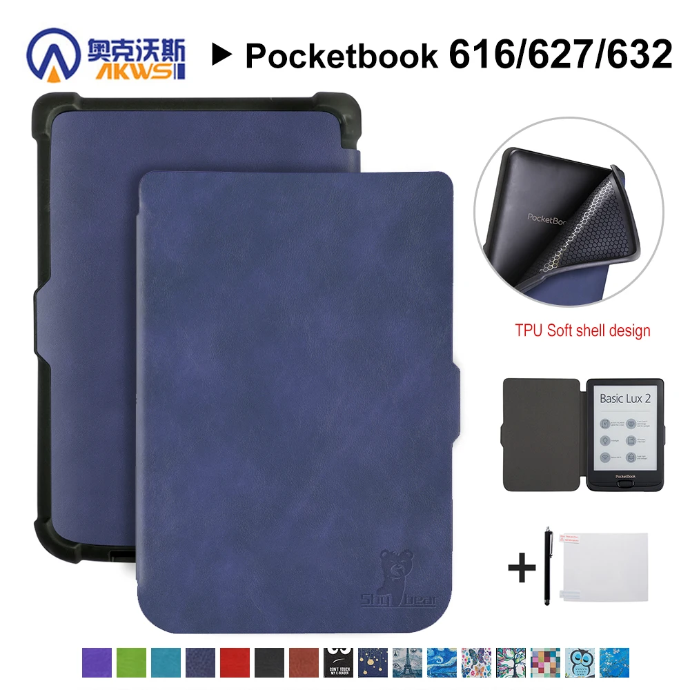 Walkers Accessory Case for Pocketbook 616/627/632 Protective Cover Skin for Pocketbook Basic Lux 2/touch Lux/touch HD 3+gift
Walkers Accessory Case for Pocketbook 616/627/632 Protective Cover Skin for Pocketbook Basic Lux 2/touch Lux/touch HD 3+gift