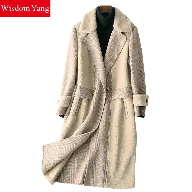 Elegant Brown Camel Womens Wool Coats Trench Woman Winter Warm 2018 Female Patchwork Loose Woolen Overcoat Casual Coat Outerwear
Elegant Brown Camel Womens Wool Coats Trench Woman Winter Warm 2018 Female Patchwork Loose Woolen Overcoat Casual Coat Outerwear