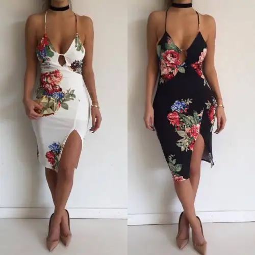 Women's Bodycon dress Bandage Summer Sexy Knee length Tunic Dress Women sleeveless Party Camis Dress
Women's Bodycon dress Bandage Summer Sexy Knee length Tunic Dress Women sleeveless Party Camis Dress