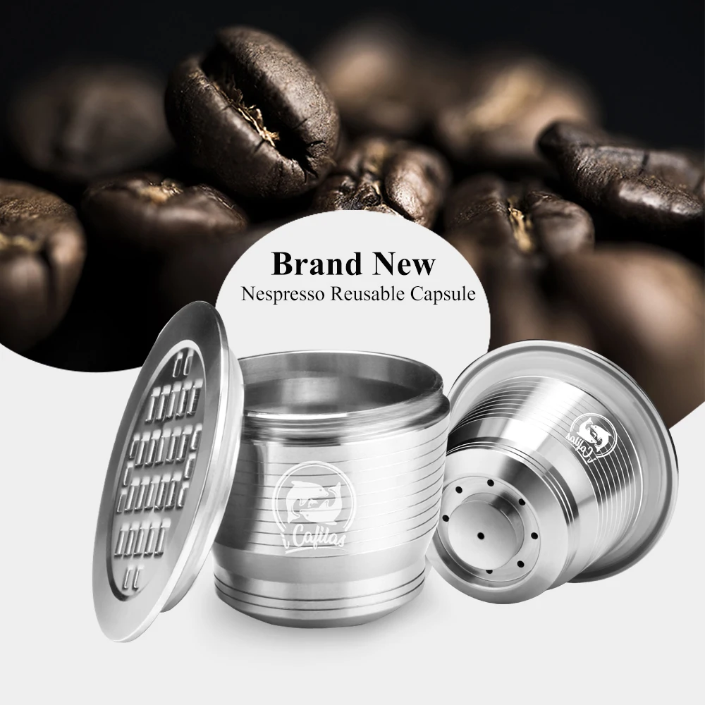 Recargables ReutilizablesNespresso Refillable Nespresso Capsule Reusable Coffee Filter Dripper Steel Cafeteira Capsulas De Cafe
Recargables ReutilizablesNespresso Refillable Nespresso Capsule Reusable Coffee Filter Dripper Steel Cafeteira Capsulas De Cafe