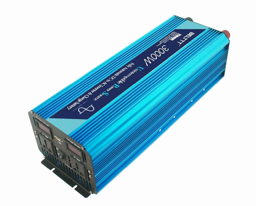 New Arrive 3000W Power Inverter Pure Sine Wave USB DC 12V to AC 220V Solar/Wind/Car/Gas Power Generation Converter
New Arrive 3000W Power Inverter Pure Sine Wave USB DC 12V to AC 220V Solar/Wind/Car/Gas Power Generation Converter