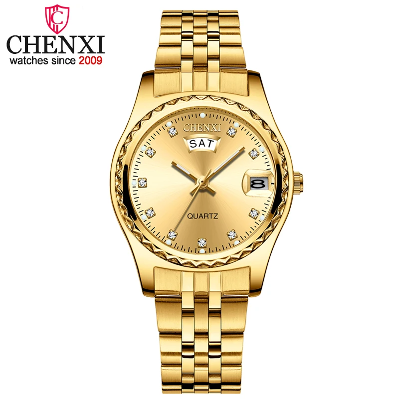 2019 CHENXI New Gold Watches Women Dress Watch Fashion Ladies Rhinestone Quartz Watches Female WristWatch Clock Relogio Feminin
2019 CHENXI New Gold Watches Women Dress Watch Fashion Ladies Rhinestone Quartz Watches Female WristWatch Clock Relogio Feminin