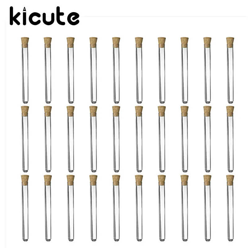 Kicute 30pcs/pack Multipurpose Plastic Glass Test Tubes With Cork Stopper 20ML Lab Equipments School Supplies 16x150mm
Kicute 30pcs/pack Multipurpose Plastic Glass Test Tubes With Cork Stopper 20ML Lab Equipments School Supplies 16x150mm