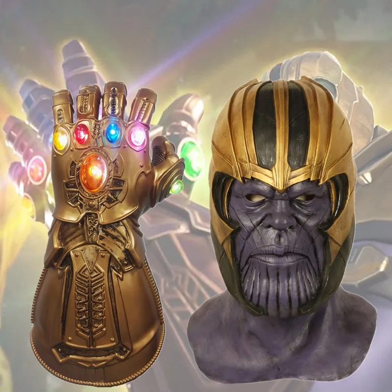 Avengers 4 Endgame Thanos Mask Cosplay Helmet Marvel Superhero Latex Masks Infinity Gauntlet Halloween Party Deluxe Props
Avengers 4 Endgame Thanos Mask Cosplay Helmet Marvel Superhero Latex Masks Infinity Gauntlet Halloween Party Deluxe Props