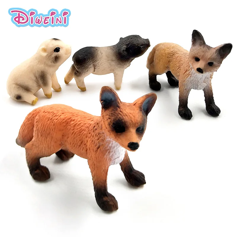 Mini Simulation Red Fox Porket Pig animal models figurine forest wild animals plastic Decoration educational toys Gift For Kids
Mini Simulation Red Fox Porket Pig animal models figurine forest wild animals plastic Decoration educational toys Gift For Kids