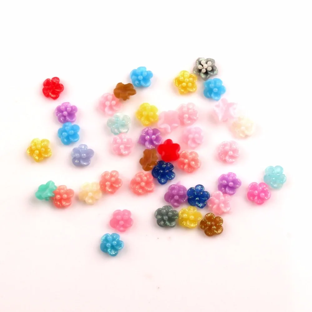 100Pcs Mixed 6mm Resin Flower Decoration Crafts Flatback Cabochon Beads Embellishments For Scrapbooking DIY Accessories
100Pcs Mixed 6mm Resin Flower Decoration Crafts Flatback Cabochon Beads Embellishments For Scrapbooking DIY Accessories