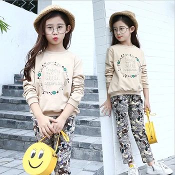New autumn kids sets girls round neck long sleeve cotton two-piece child floral cotton sets for baby girls leisure suit costume
New autumn kids sets girls round neck long sleeve cotton two-piece child floral cotton sets for baby girls leisure suit costume