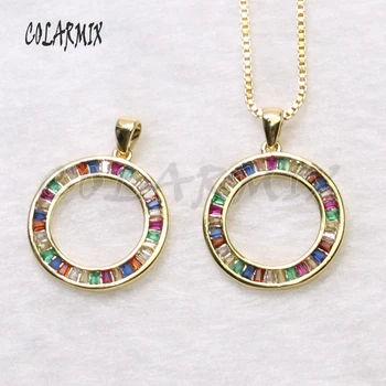 10pcs round pendants necklace rainbow crystal charm necklace summer colors jewelry pendants for women gift 9345
10pcs round pendants necklace rainbow crystal charm necklace summer colors jewelry pendants for women gift 9345