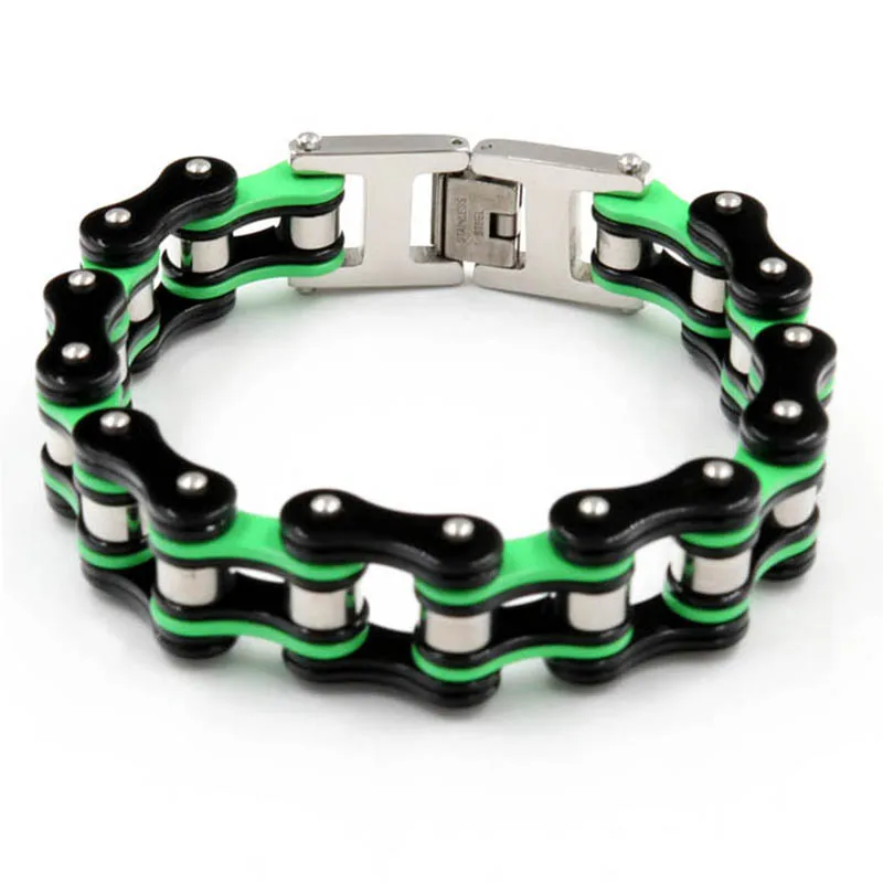 Fashion Bracelet Men 316L Stainless Steel Biker Bicycle Motorcycle Chain Bracelets Bangles Jewelry Wholesale
Fashion Bracelet Men 316L Stainless Steel Biker Bicycle Motorcycle Chain Bracelets Bangles Jewelry Wholesale