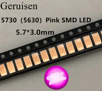 500PCS SMD Chip 5730 5630 Pink LED Diode Surface Mount SMT Beads LED Light-Emitting Diode Lamp High Brightness 800-1000mcd Light
500PCS SMD Chip 5730 5630 Pink LED Diode Surface Mount SMT Beads LED Light-Emitting Diode Lamp High Brightness 800-1000mcd Light