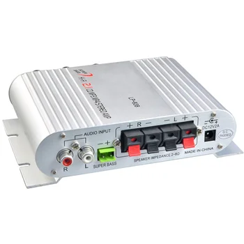 Mini Car 3 Channel Amplifier Stereo 12V Hi-Fi Connect With Phone PC DVD Player MP3 MP4 Portable Subwoofer
Mini Car 3 Channel Amplifier Stereo 12V Hi-Fi Connect With Phone PC DVD Player MP3 MP4 Portable Subwoofer