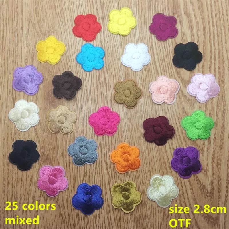 Free Shipping 25 pcs mixed colors 2.8cm mini size flowers Embroidered iron on patch sew on hotfix Applique OTF DIY accessory
Free Shipping 25 pcs mixed colors 2.8cm mini size flowers Embroidered iron on patch sew on hotfix Applique OTF DIY accessory