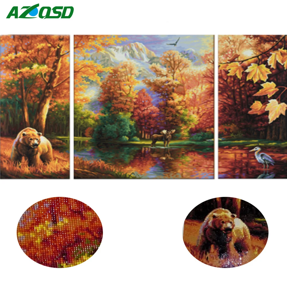 AZQSD DIY 5D Diamond Embroidery Forests Scenic Pictures of Rhinestones Needle Full Square Scenery Diamond Painting Home Decor
AZQSD DIY 5D Diamond Embroidery Forests Scenic Pictures of Rhinestones Needle Full Square Scenery Diamond Painting Home Decor