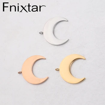 Fnixtar Half Moon Crescent Charms Mirror Polishe Stainless Steel DIY Jewelry Making Necklace 20*21mm 20piece/lot
Fnixtar Half Moon Crescent Charms Mirror Polishe Stainless Steel DIY Jewelry Making Necklace 20*21mm 20piece/lot