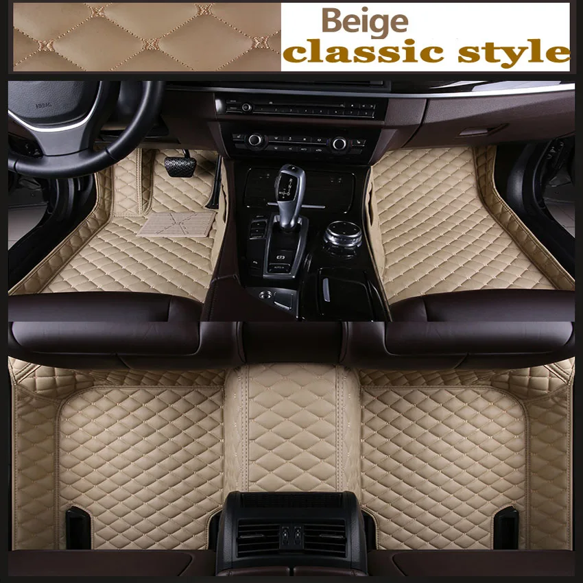 Custom fit car floor mats for Hyundai ix25 ix35 Elantra SantaFe Sonata Solaris Tucson rstyling carpet liner | Автомобили и