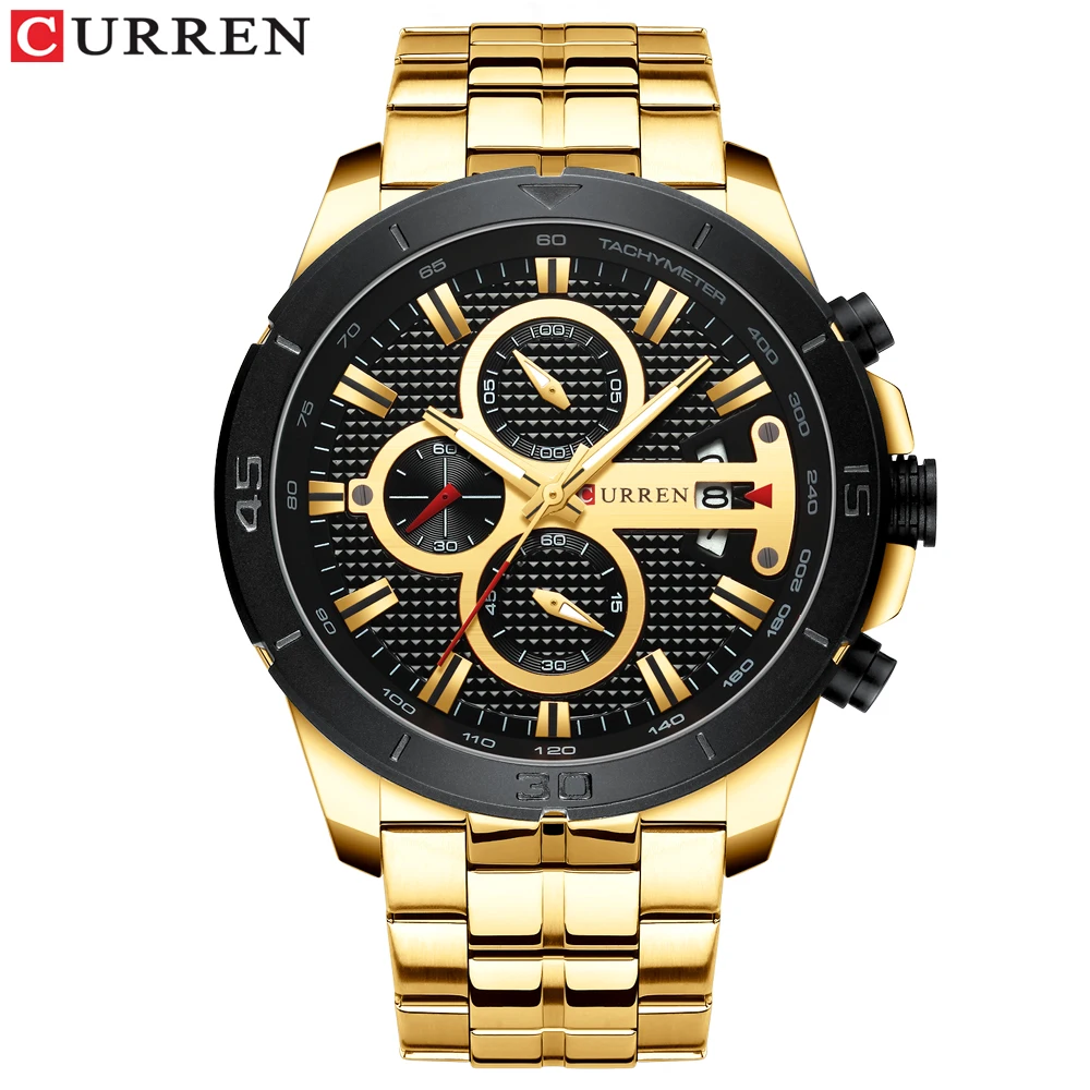 Relogio Masculino Men Watches CURREN Top Brand Luxury Mens Stainless Steel Quartz Clock Fashion Chronograph Male wristwatch 2019
Relogio Masculino Men Watches CURREN Top Brand Luxury Mens Stainless Steel Quartz Clock Fashion Chronograph Male wristwatch 2019