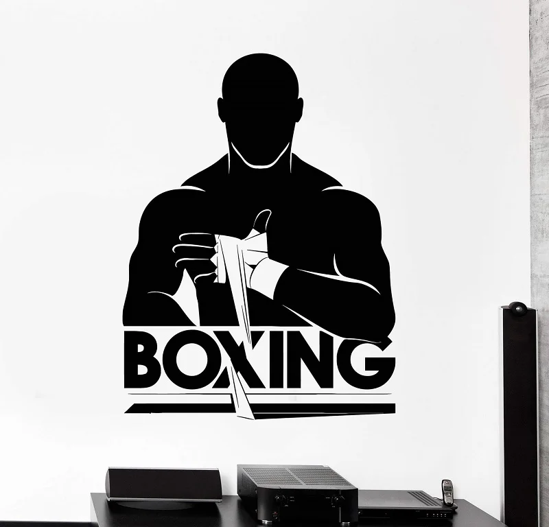 Vinyl Wall Decal Boxing Boxer Fight Club Fighter Stickers boxing gym, competition center, living room decoration QJ20
Vinyl Wall Decal Boxing Boxer Fight Club Fighter Stickers boxing gym, competition center, living room decoration QJ20