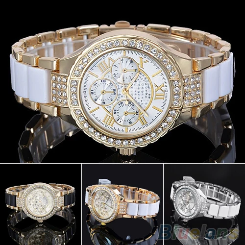 Women's Roman Numerals Rhinestone Alloy Analog Quartz Dress Wrist Watch 4PDI 
Women's Roman Numerals Rhinestone Alloy Analog Quartz Dress Wrist Watch 4PDI