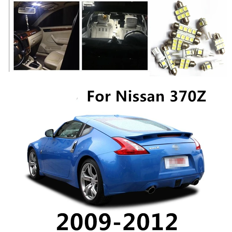 LOAUT 6pcs LED White Map Light License Plate light Bulbs For Nissan 370Z 2009-2012 Light Bulbs Interior Package Kit
LOAUT 6pcs LED White Map Light License Plate light Bulbs For Nissan 370Z 2009-2012 Light Bulbs Interior Package Kit