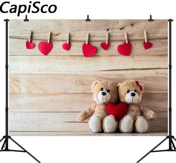 Capisco Teddy Bear Toy Heart Clamp Wooden Boards Wall Party Baby Portrait Photo Backgrounds Backdrops Photocall Photo Studio
Capisco Teddy Bear Toy Heart Clamp Wooden Boards Wall Party Baby Portrait Photo Backgrounds Backdrops Photocall Photo Studio