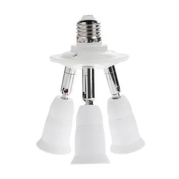 Adjustable 3 in 1 Standard E27 Lamp Bases Light Bulb Splitter Adapter Holder Socket for Home Studio daylight bulbs
Adjustable 3 in 1 Standard E27 Lamp Bases Light Bulb Splitter Adapter Holder Socket for Home Studio daylight bulbs