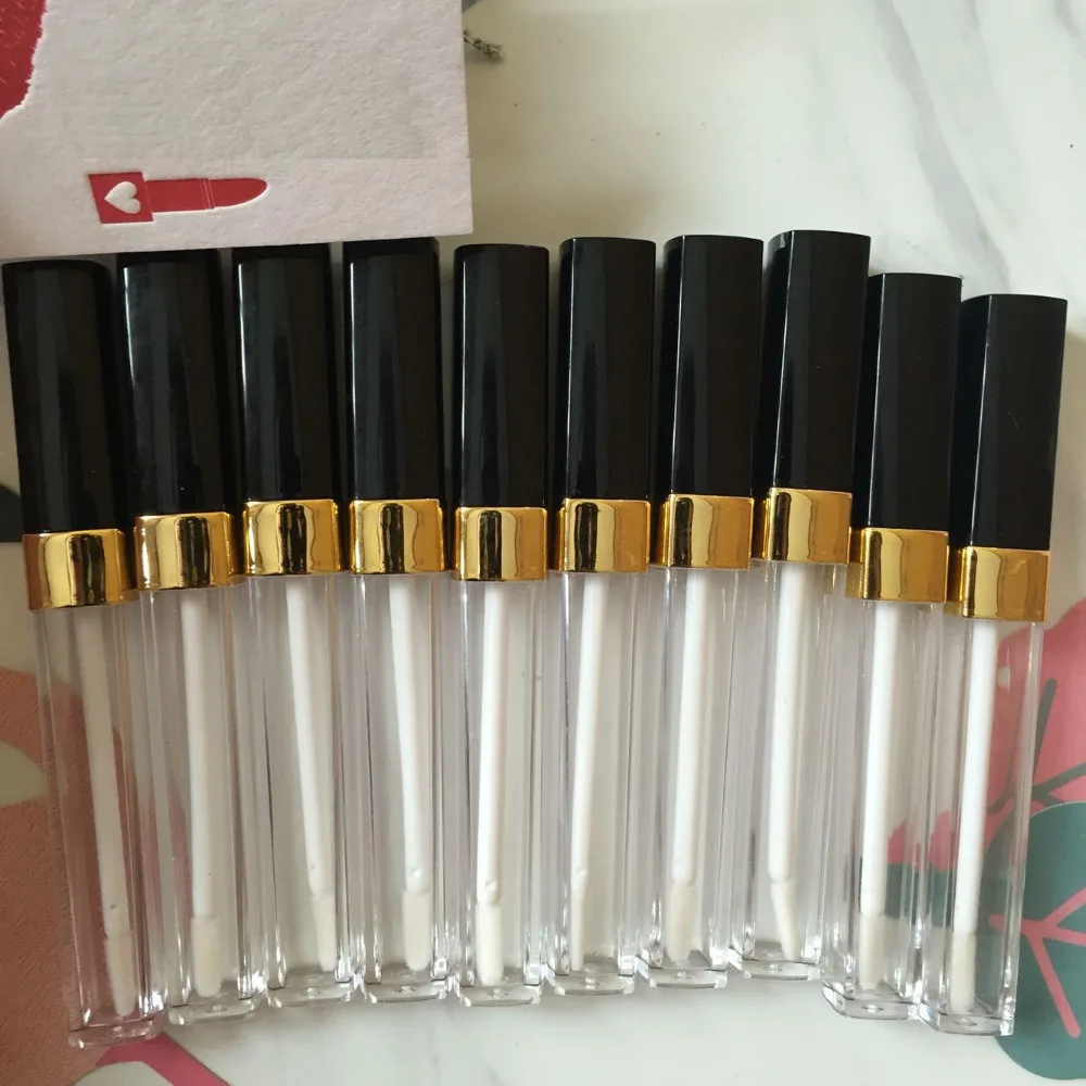 10/20/50pcs/lot high-grade cuboid plastic transparent lip gloss / lip oil / labial glair empty tube with black cap
10/20/50pcs/lot high-grade cuboid plastic transparent lip gloss / lip oil / labial glair empty tube with black cap