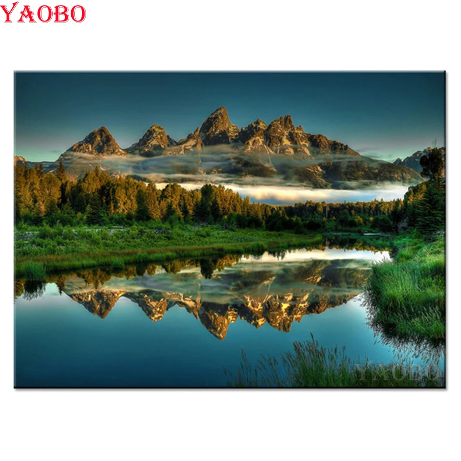 Full 5D Diy Diamond Painting Lake natural landscape 3D Diamond Mosaic square/round drill Rhinestones Embroidery Diamant Painting
Full 5D Diy Diamond Painting Lake natural landscape 3D Diamond Mosaic square/round drill Rhinestones Embroidery Diamant Painting